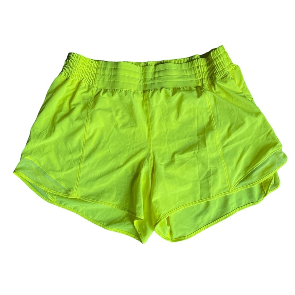 lululemon athletica Neon Yellow Athletic Shorts